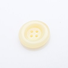 HR大鈕扣 Again 亮面鈕扣 直徑 28mm, 象牙白, 12個