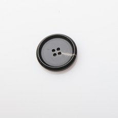 멜버른 유광 단추 25mm, 블랙, 4개입