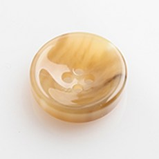 HR大鈕扣 健康鈕扣 21mm, 米色, 12個