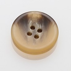 HR大鈕扣Plus盤霧面鈕扣 21mm, 米色, 12個