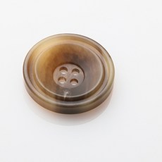 HR大鈕扣 男士鈕扣 28mm, 米色, 12個