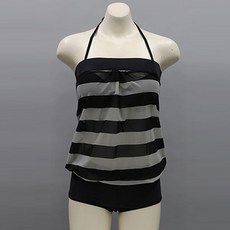 정스토어 임산부용 블랙마린 망사커버업 수영복세트