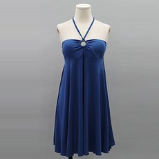 정스토어 임산부용 홀터링 비치 커버업 원피스