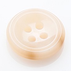 HR大號工廠鈕扣 23mm, 淺米色, 12個