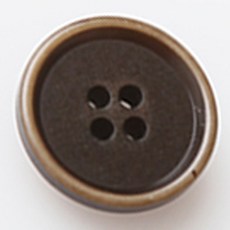 HR大鈕扣 金屬鈕扣 直徑 15mm, 棕色, 12個