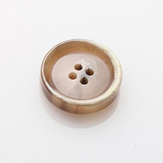 HR大鈕扣 客製化鈕扣 23mm, 米色, 12個