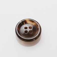 HR大鈕扣 EDIYA 鈕扣 18mm, 棕色, 12個