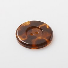 HR大號緹花鈕扣 28mm, 混合顏色, 12個