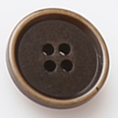 HR大鈕扣 金屬鈕扣 直徑 21mm, 棕色, 12個