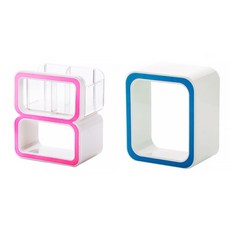 DM 숫자 욕실 수납 거치대 80, 핑크, 블루, 1세트