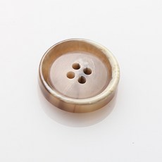 HR大鈕扣 客製化鈕扣 21mm, 米色, 12個