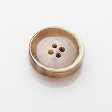 HR大鈕扣 客製化鈕扣 25mm, 米色, 12個