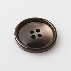 HR大鈕扣 奧蘭多鈕扣 18mm, 棕色, 12個