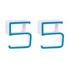 DM 숫자 욕실 수납 거치대 55, 블루, 1세트