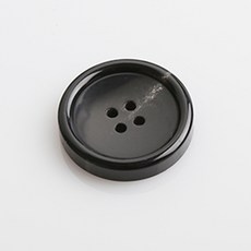 Someday亮面鈕扣 30mm, 黑色, 12入