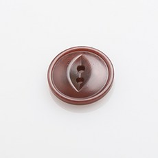 HR빅버튼 제이 단추 18mm, 다크브라운, 12개입