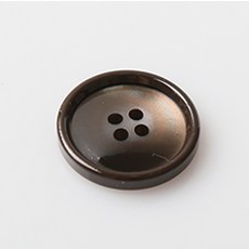 HR大鈕扣 奧蘭多鈕扣 23mm, 棕色, 12個