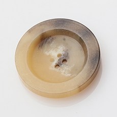 HR大鈕扣 Tell Me 霧面鈕扣 28mm, 深米色, 12個