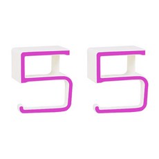 DM 숫자 욕실 수납 거치대 55, 핑크, 1세트