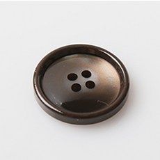 HR大鈕扣 奧蘭多鈕扣 15mm, 棕色, 12個