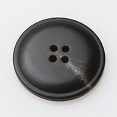 HR大鈕扣 Tivoli 霧面鈕扣 直徑 25mm, 黑色, 12個