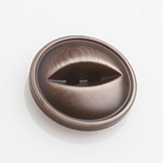 HR大鈕扣 Luai 鈕扣 21mm, 棕色, 12個