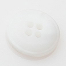 HR빅버튼 티볼리 무광 단추 지름 18mm, 화이트, 4개