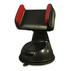 VILCA 마이티 흡착판 휴대폰 거치대, 1개, 블랙레드