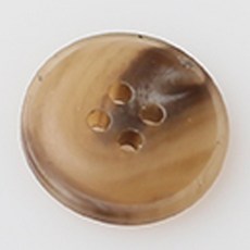 HR大鈕扣 Tivoli 霧面鈕扣 直徑 18mm, 米色, 12個