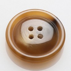 HR大鈕扣 Hodong 鈕扣 21mm, 深米色, 12個