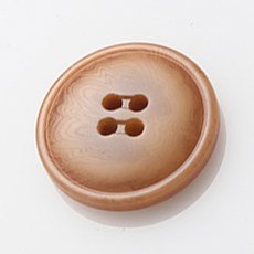 HR빅버튼 디테 단추 25mm, 다크베이지, 4개입