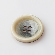 HR빅버튼 파운드 유광 단추 23mm, 카키브라운, 4개입