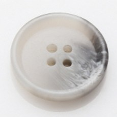 HR빅버튼 아이젠 무광 단추 21mm, 그레이, 4개