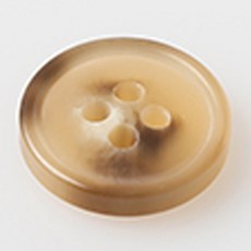 HR大鈕扣 日常鈕扣 直徑 18mm, 米色, 12個