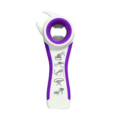 DM 주방 다기능 병따개, 레드 + 화이트 + 퍼플, 1개