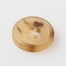 HR大鈕扣 Soria 霧面鈕扣 15mm, 深米色, 12入