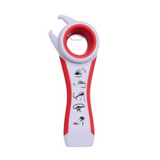 DM 주방 다기능 병따개, 레드 + 화이트, 1개