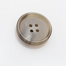 HR大鈕扣 正式霧面鈕扣 23mm, 卡其色, 12個