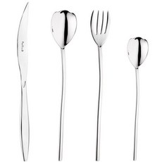 핀티녹스 튤립파니 커트러리 4종세트, 포크 + 나이프 + 스푼 + 티스푼, 1세트