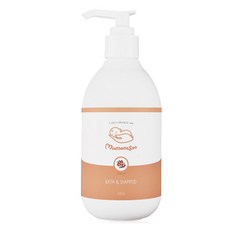 MamomSoo 孩童洗髮沐浴乳, 300ml, 1瓶
