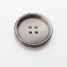 HR빅버튼 워킹 무광 단추 21mm, 라이트그레이, 4개