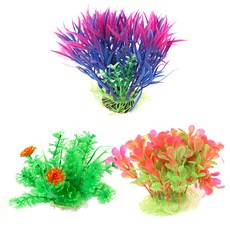 오션 컬러79 종합 수초 조화 3p, 혼합 색상, 1세트