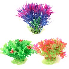 오션 컬러76 종합 수초 조화 3p, 혼합 색상, 1세트