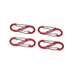 노마드 S 카라비너, 레드, 4개