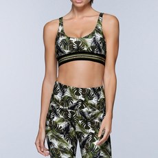 LORNA JANE 復古棕櫚瑜伽胸罩 031829