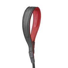 에디캠 엘크 가죽 카메라 스트랩 에디션 50mm, 블랙 + 레드, 1개