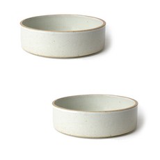 低圓柱碗黑色5號, 白色的, 2件