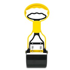 딩동펫 강아지 배변집게 중형, 옐로우, 1개