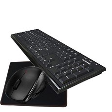 삼성전자 키보드 + 무선마우스 + GTRACTER 게이밍 마우스패드, 일반형, SPA-JKA1BUB(키보드), SMO-3550B(마우스), SSG-5BK(패드), 블랙