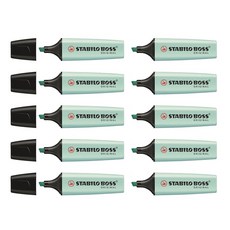 STABILO 思筆樂 Boss Pastel 螢光筆, 116 薄荷, 10片